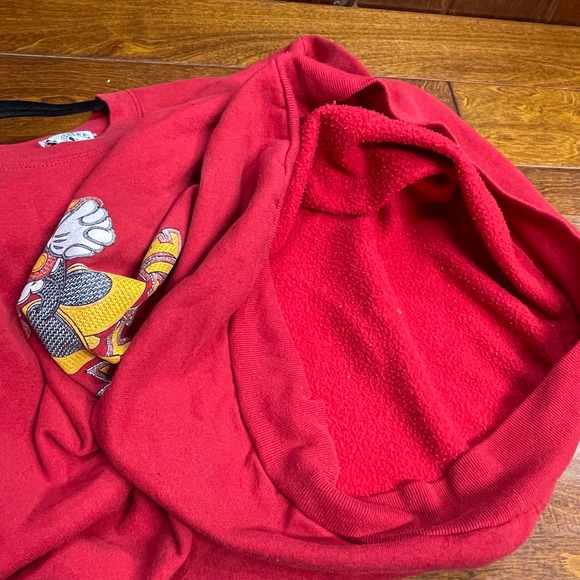 Vintage Minnie Mouse Red Sweater Mickey And Co Women's XL Crewneck Made In USA - Picture 6 of 7